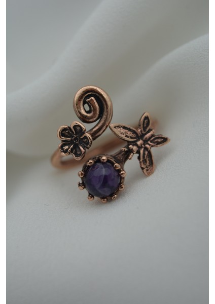 Özel Tarasım Ametist Yüzük