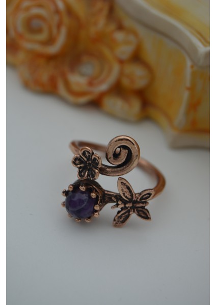 Özel Tarasım Ametist Yüzük modelleri