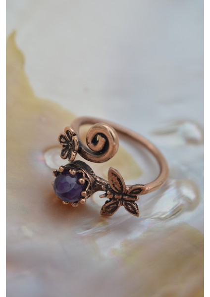 Özel Tarasım Ametist Yüzük indirimleri