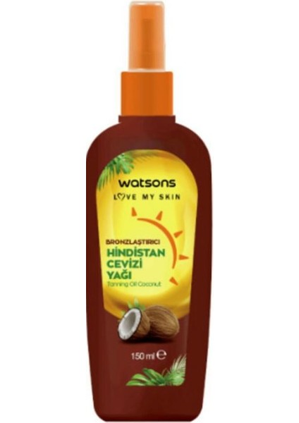 Bronzlaştırıcı Hindistan Cevizi Yağı 150 ml