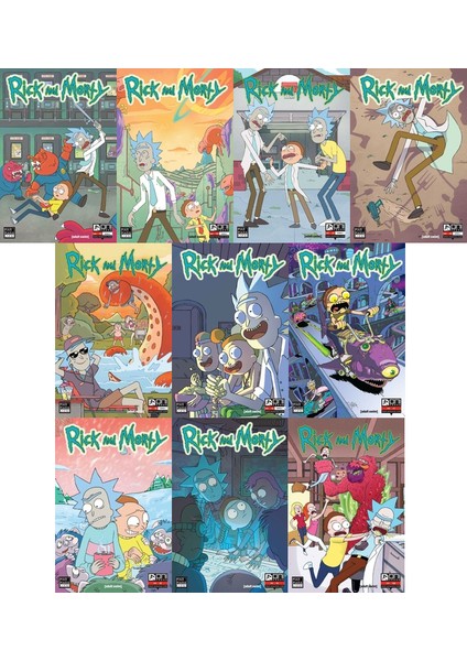 Rick And Morty 1-10. Sayılar Çizgi Roman Seti - Justin Roiland