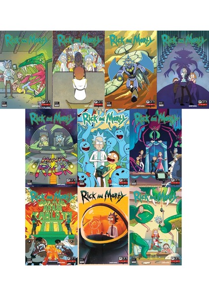 Rick And Morty 21-30. Sayılar Çizgi Roman Seti - Justin Roiland
