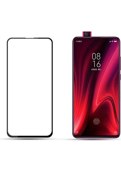 Xiaomi Mi 9t Full Kapatan Renkli Cam Tam Koruma Siyah fiyatları