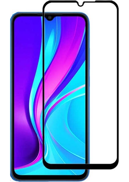 Xiaomi Redmi 9c Full Kapatan Renkli Tam Koruma Siyah