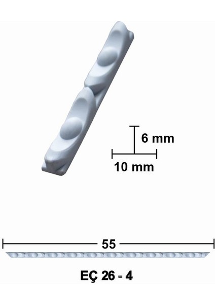 55 cm Esnek Mobilya Çıtası