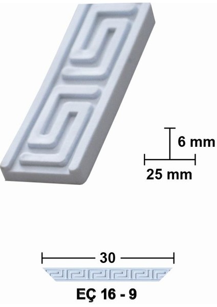 30 cm Esnek Mobilya Çıtası
