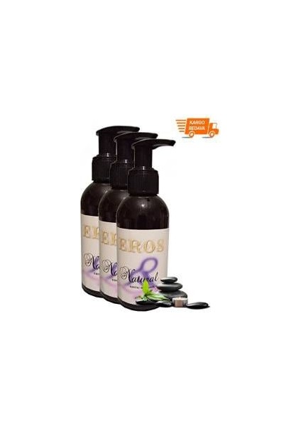 Natural Erotic Massage Oil 120ML Kokusuz Erotik Masaj Yağı 3 Adet