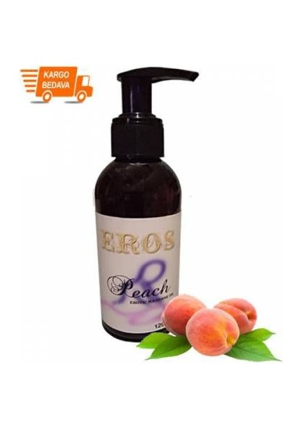 Peach Massage Oil 120ML Şeftali Kokulu Masaj Yağı