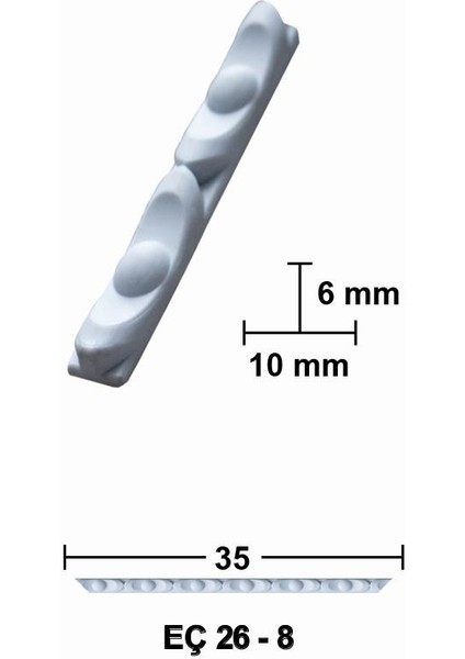 35 cm Esnek Mobilya Çıtası