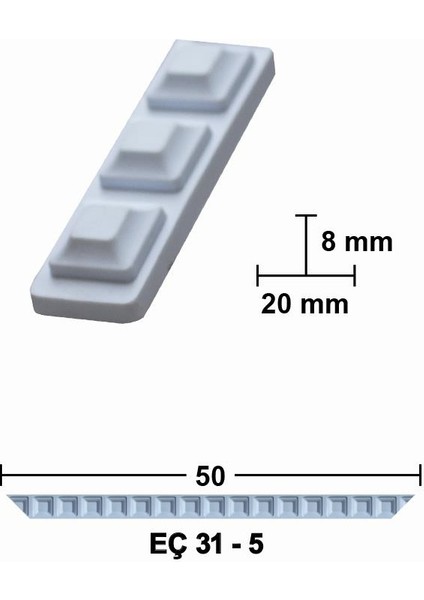 50 cm Esnek Mobilya Çıtası