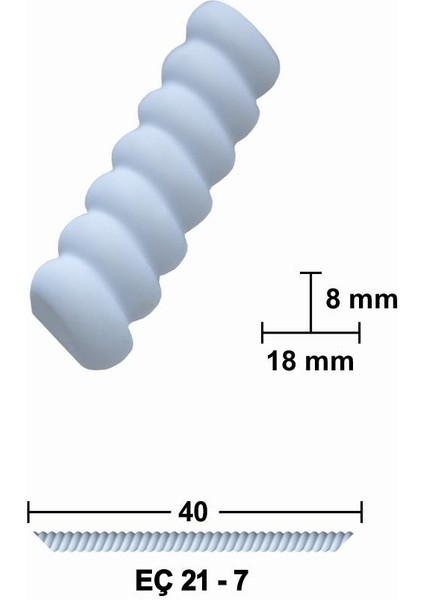 40 cm Esnek Mobilya Çıtası