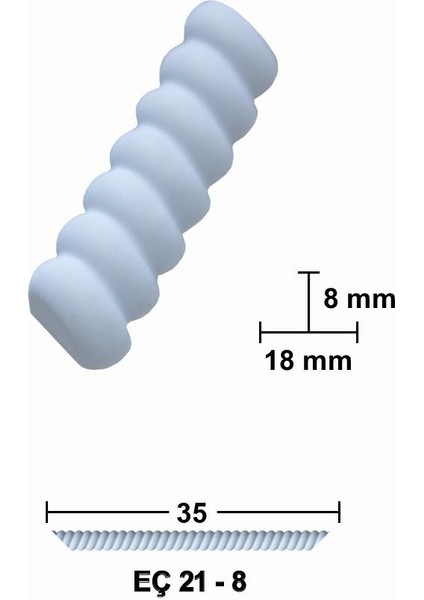 Ankara Hobi 35 cm Esnek Mobilya Çıtası