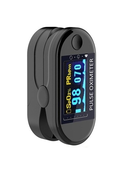 Siyah Pulse Oximetre Kalp Atış Hızı Kan Oksijen Bilgisi Ölçüm Cihazı Kılıflı Oximeter fiyatları