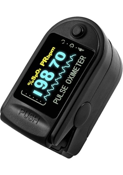 Siyah Pulse Oximetre Kalp Atış Hızı Kan Oksijen Bilgisi Ölçüm Cihazı Oximeter modelleri