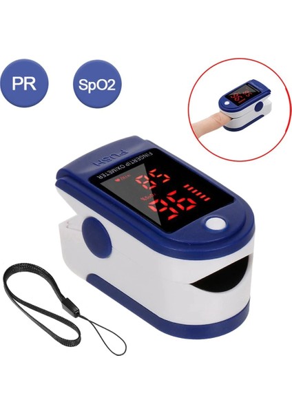 Parmak Tipi Oksimetre Kan Oksijen Nabız Ölçer Oximeter Pulse Oximetre