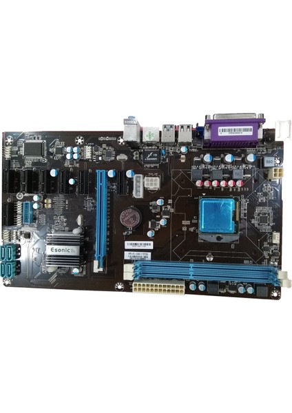 HM76-65-BTC Combo Intel Celeron Işlemcili  8 Adet Pcı/e Slotlu Pcı-E Atx Anakart