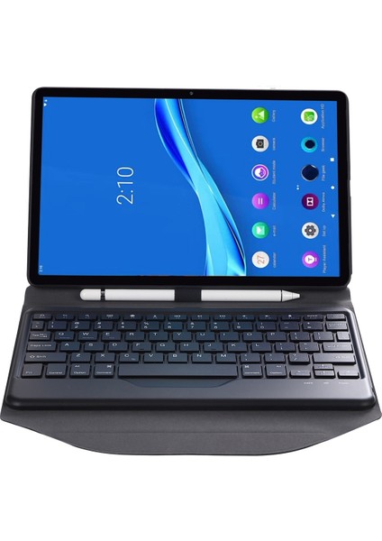 BM10 Klavye + Kılıf Lenovo Akıllı Tab M10 Hpd Plus TB-X606F Siyah (Yurt Dışından) modelleri