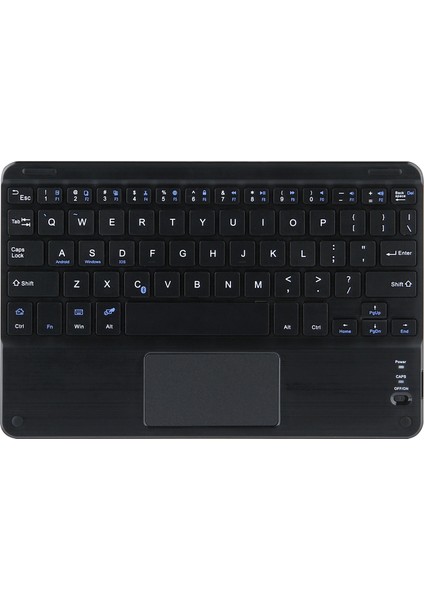 DY-M10REL-C Bluetooth Klavye Koruyucu Deri Kılıf Siyah (Yurt Dışından)