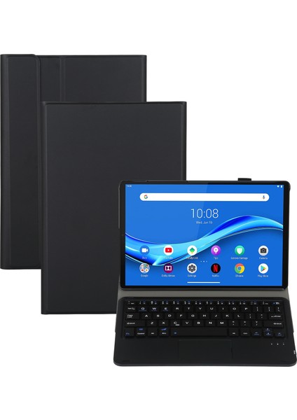 AM10-A Ayrılabilir Bir Bluetooth Klavye Ultrathin Deri Kılıf Siyah (Yurt Dışından)