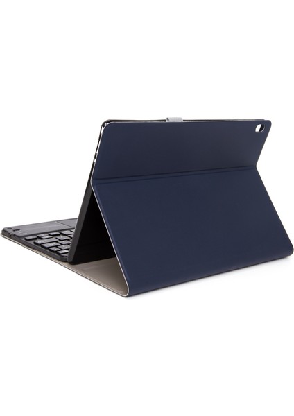 Bluetooth Klavye + Dokunmatik Yüzey ve Tutucu ile Lenovo Tab E10 Için Tutucu Mavi (Yurt Dışından) fırsatları