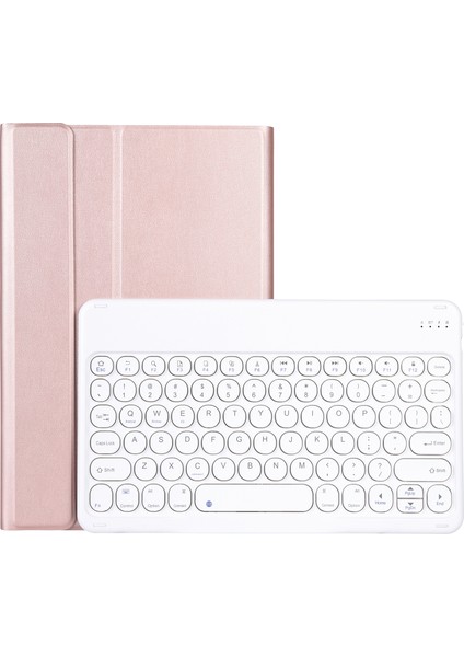 Lenovo Pad Pro Için 11.5 Inç 2021 TB-J716F/TAB P11 Pro 11.5 Inç TB-J706F YAM13 Bluetooth Klavye Kılıfı Altın Gül (Yurt Dışından)