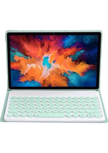 Lenovo Pad Artı 11 Inç TB-J607F / Sekme P11 11 Inç TB-J606F Klavye Kılıfı Açık Yeşil (Yurt Dışından) indirimleri