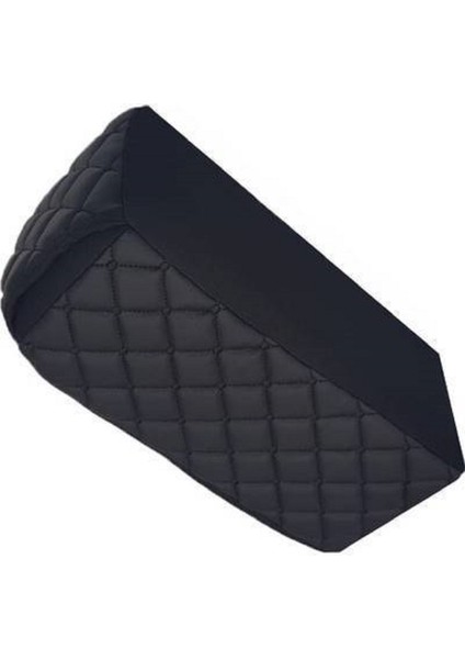 Seat Cordoba 2002-2009 Kolçak Kol Dayama Üniversal Siyah Deri Siyah Desen Montajsız Cepli