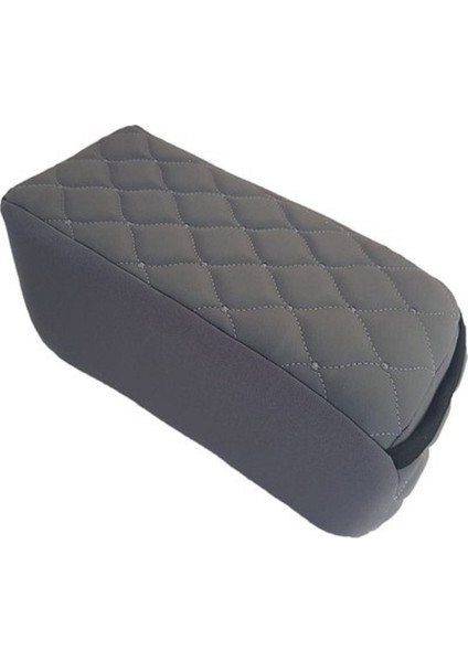 Toyota Rav4 2000-2005 Kolçak Kol Dayama Üniversal Gri Deri Gri Desen Montajsız Cepli