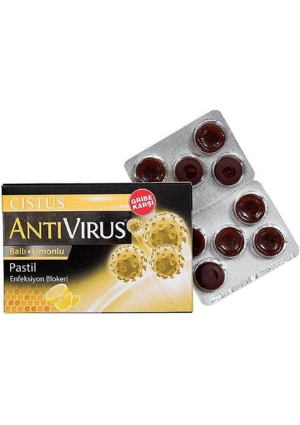 Antivirus Bal Limon Pastil 10 Adet