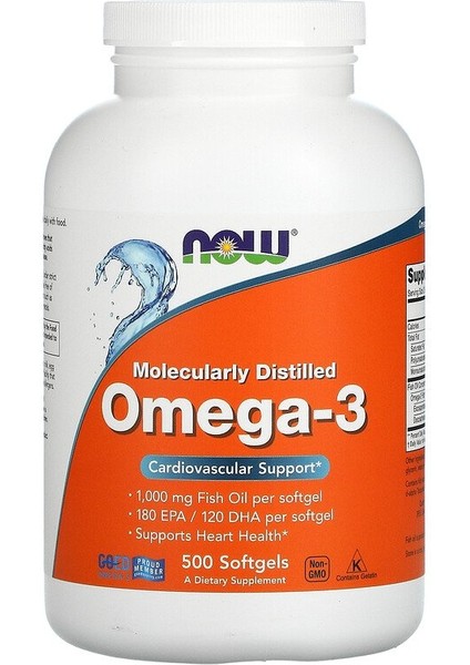 Foods Mega Boy 1000MG Omega-3 500 Softgel