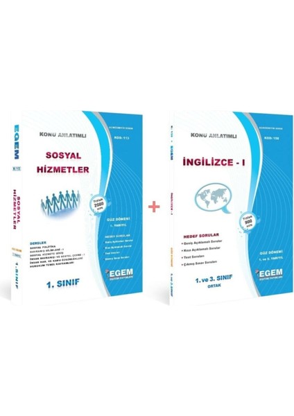 AÖF Sosyal Hizmetler 1. Sınıf Güz Dönemi 1 Dön. Konu Anlatımlı Soru Bank Set