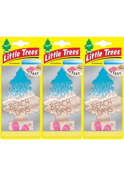 Little Trees Oto Kokusu 3'lü Plaj Günleri