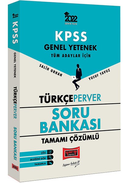 2022 Genel Yetenek Türkçe Perver Tamamı Çözümlü Soru Bankası