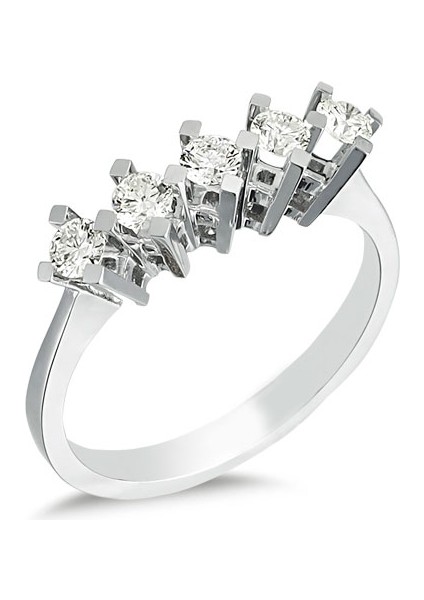 0.44CT Pırlanta Beştaş YÜZÜK-14K