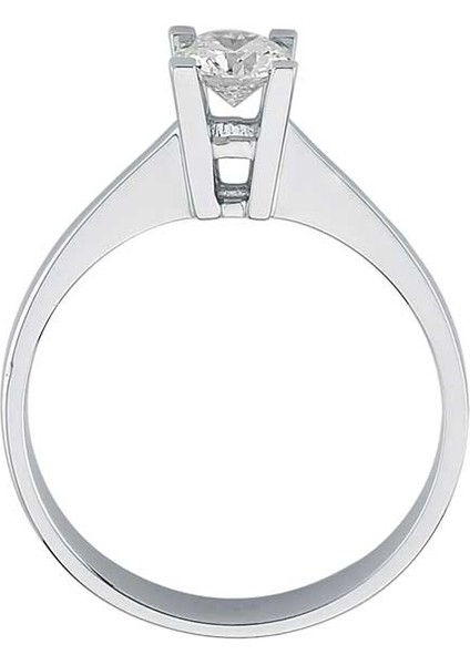0.24CT Pırlanta Tektaş Yüzük - 18K fiyatları