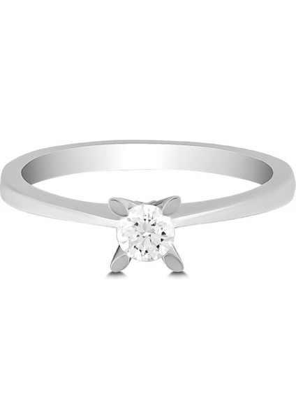 0.16CT Pırlanta Tektaş YÜZÜK-18K modelleri