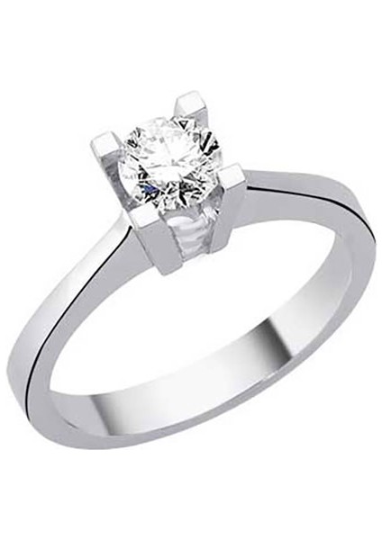 0,90CT Pırlanta Tektaş YÜZÜK-18K