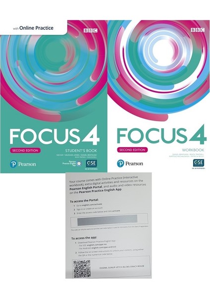 Focus 4 Student’s Book With Online Practice + Workbook+ Word Store (2nd Ed)