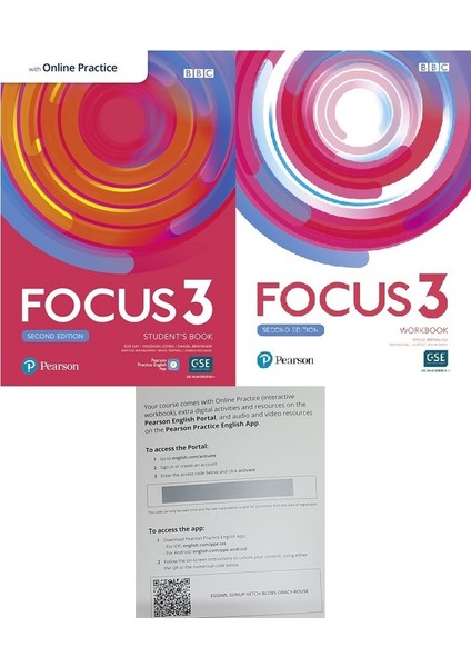 Focus 3 Student’s Book With Online Practice + Workbook+ Word Store (2nd Ed)