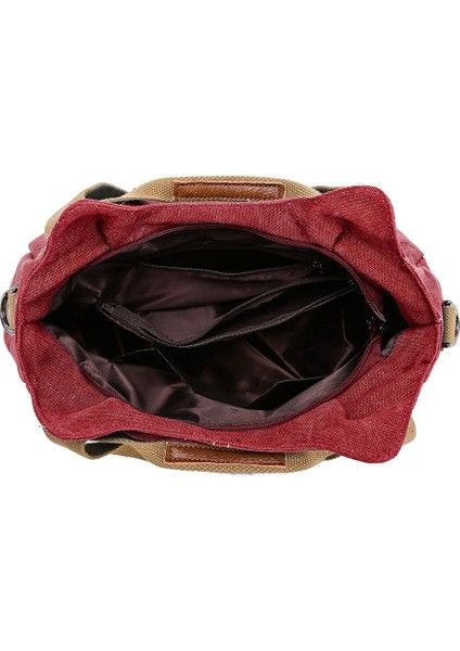 Kadın Casual Retro Retro Retro Hobo Tuval Günlük Cüzdan Üst Kolu Omuz Desteği Alışveriş Çantası (Yurt Dışından) fiyatları