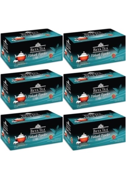 Beta Tea Yüksek Tepeler Demlik Poşet 100'LÜ x 6 Adet 100X3,2 Gr: 320 gr