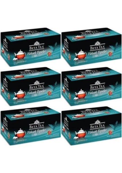 Beta Tea Yüksek Tepeler Demlik Poşet 100'LÜ x 6 Adet 100X3,2 Gr: 320 gr