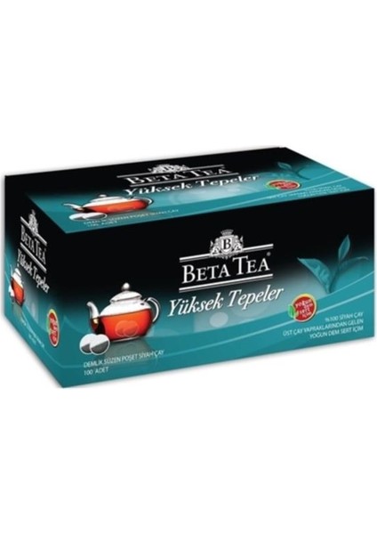 Beta Tea Yüksek Tepeler Demlik Poşet 100'LÜ x 6 Adet 100X3,2 Gr: 320 gr