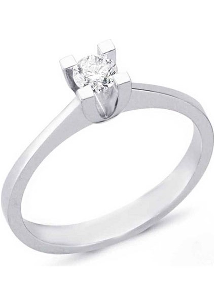0,19CT Pırlanta Tektaş Yüzük - 18K