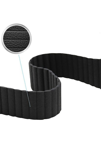 Apple Watch 2/3/4/5/6/7/8/se/ultra/nike 42MM 44MM 45MM 49MM Deri Kordon Mıknatıslı Tasarım (Krd-09) modelleri