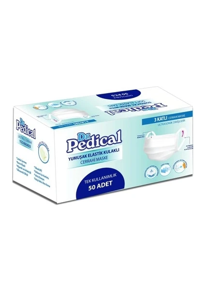 Dr. Pedical Maske 1 Koli 50 x 50 2500 Adet