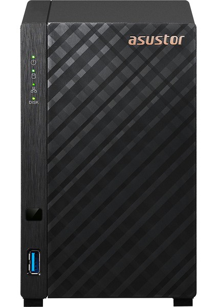 AS1102T Realtek RTD1296 2 Disk Yuvası Nas (2X18TB Desteği) 1GB DDR4 2.5 GBE x 1 USB 3.2 x 2 Depolama Ünitesi