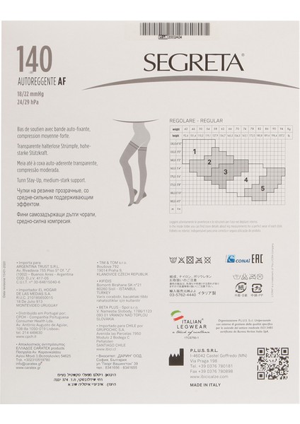 Segreta 140 Autoreggente - Jartiyerli