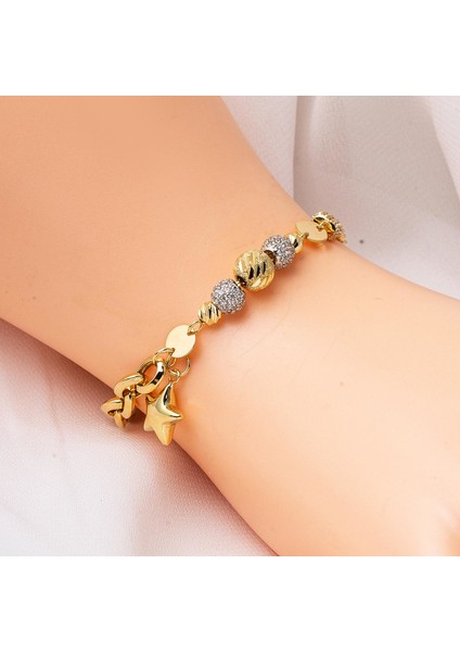 Yıldız 14 Ayar Altın Zincir Bileklik fiyatları