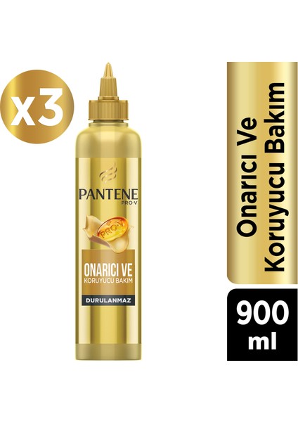 7/24 Anında Onarıcı ve Nemlendirici Saç Bakım Kremi 300 ml x 3 Adet